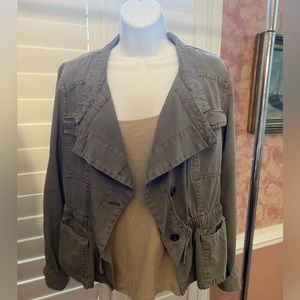 AMERICAN RAG Canvas Jacket, Large